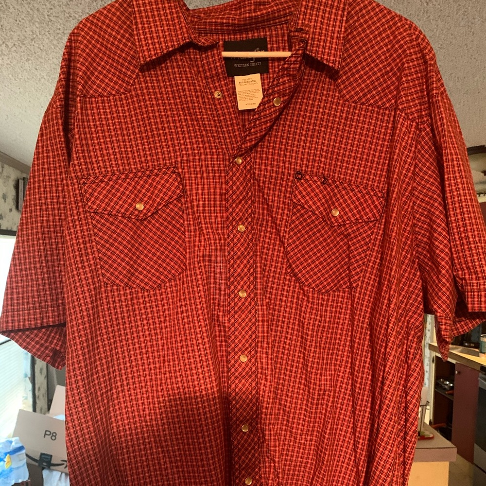 Wrangler pearl snap shirt